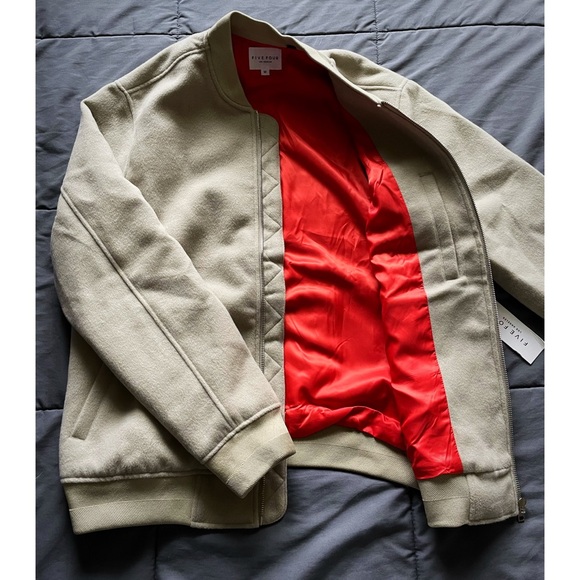 Men’s Five Four LA Bomber Jacket - Picture 2 of 5